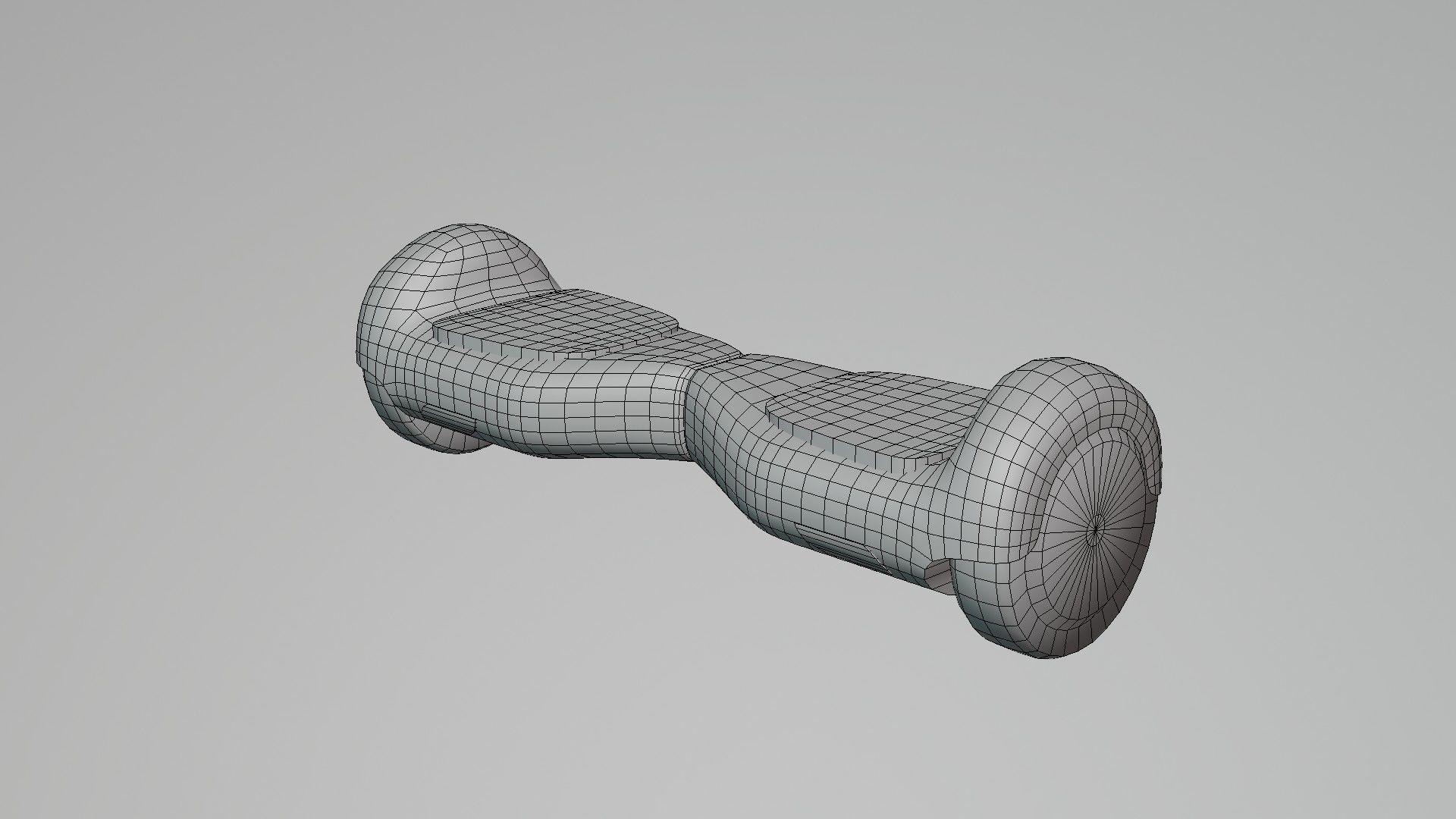 Electric Unicycle Scooter - SCOOTER ELECTRICO - low poly  Low-poly 3D model_8