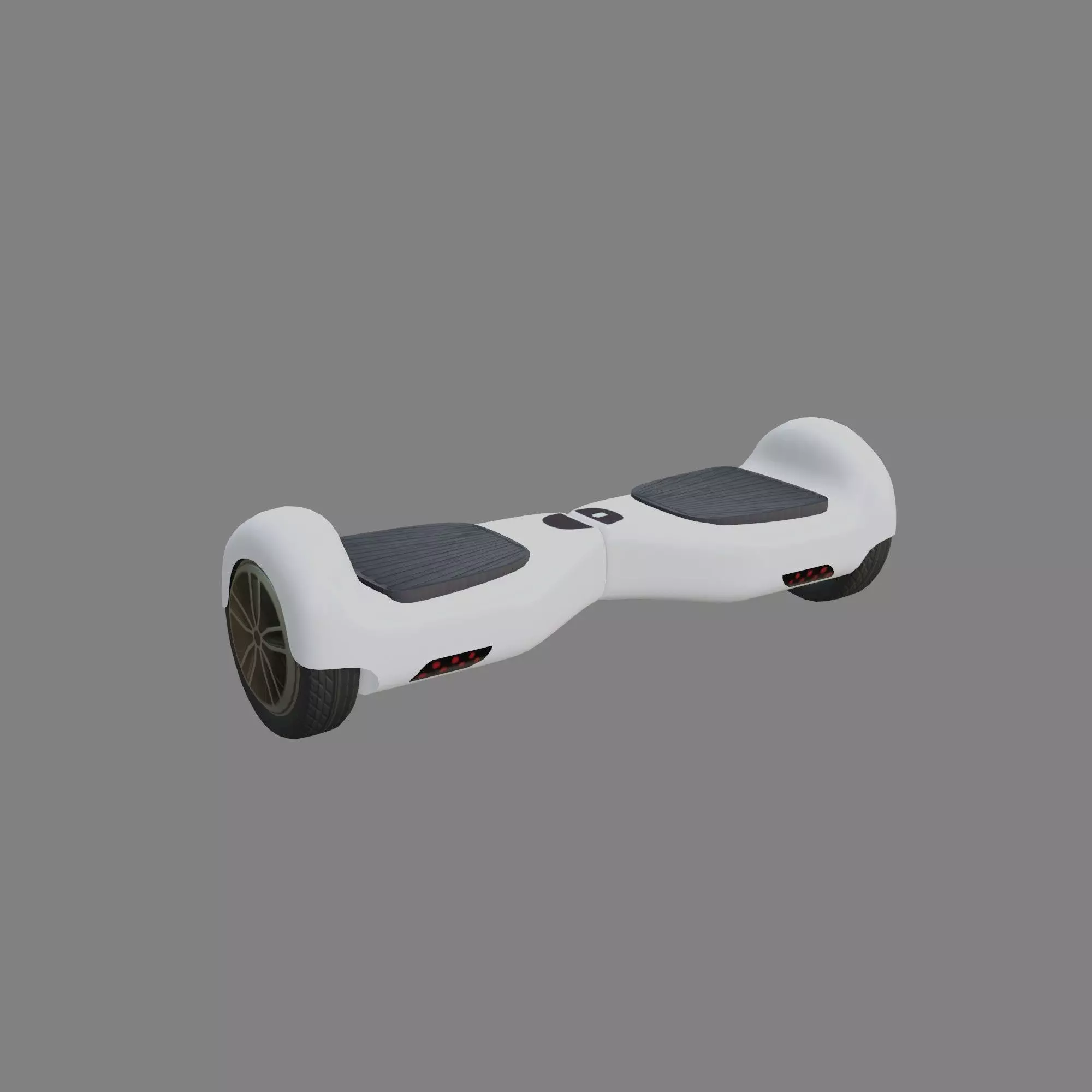 Electric Unicycle Scooter - SCOOTER ELECTRICO - low poly  Low-poly 3D model_0