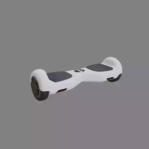 Electric Unicycle Scooter - SCOOTER ELECTRICO - low poly  Low-poly 3D model