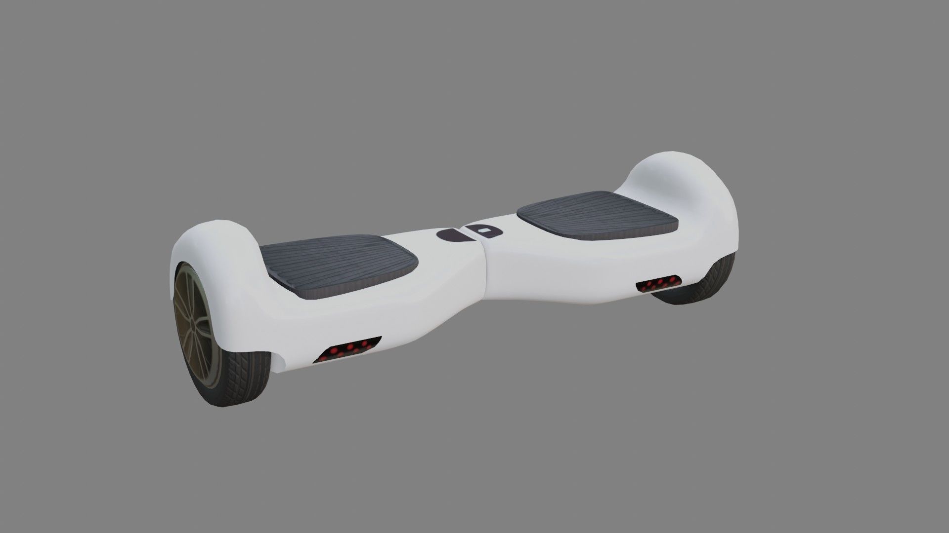 Electric Unicycle Scooter - SCOOTER ELECTRICO - low poly  Low-poly 3D model_10