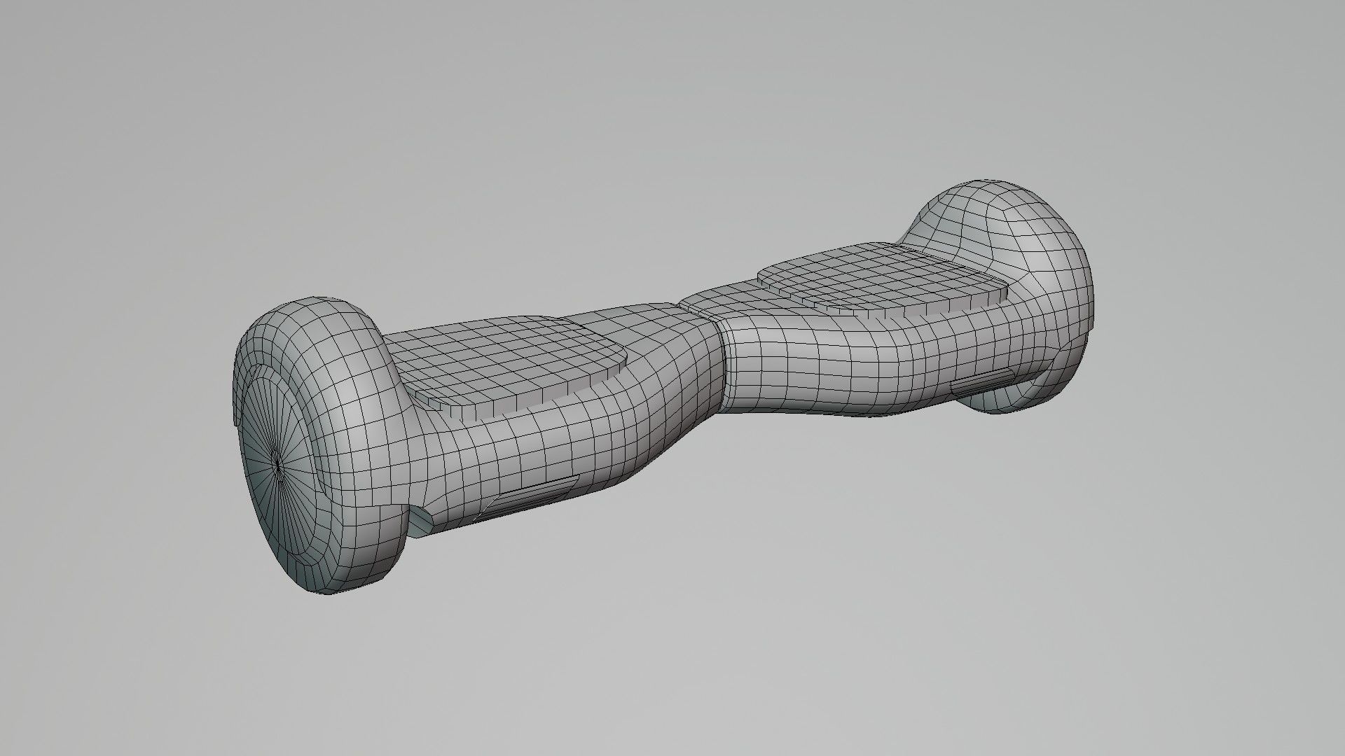 Electric Unicycle Scooter - SCOOTER ELECTRICO - low poly  Low-poly 3D model_6