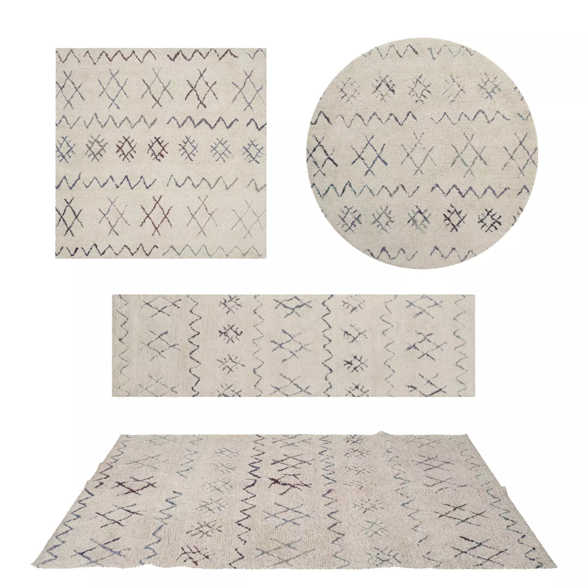 Rugs No 519 Low-poly 3D model