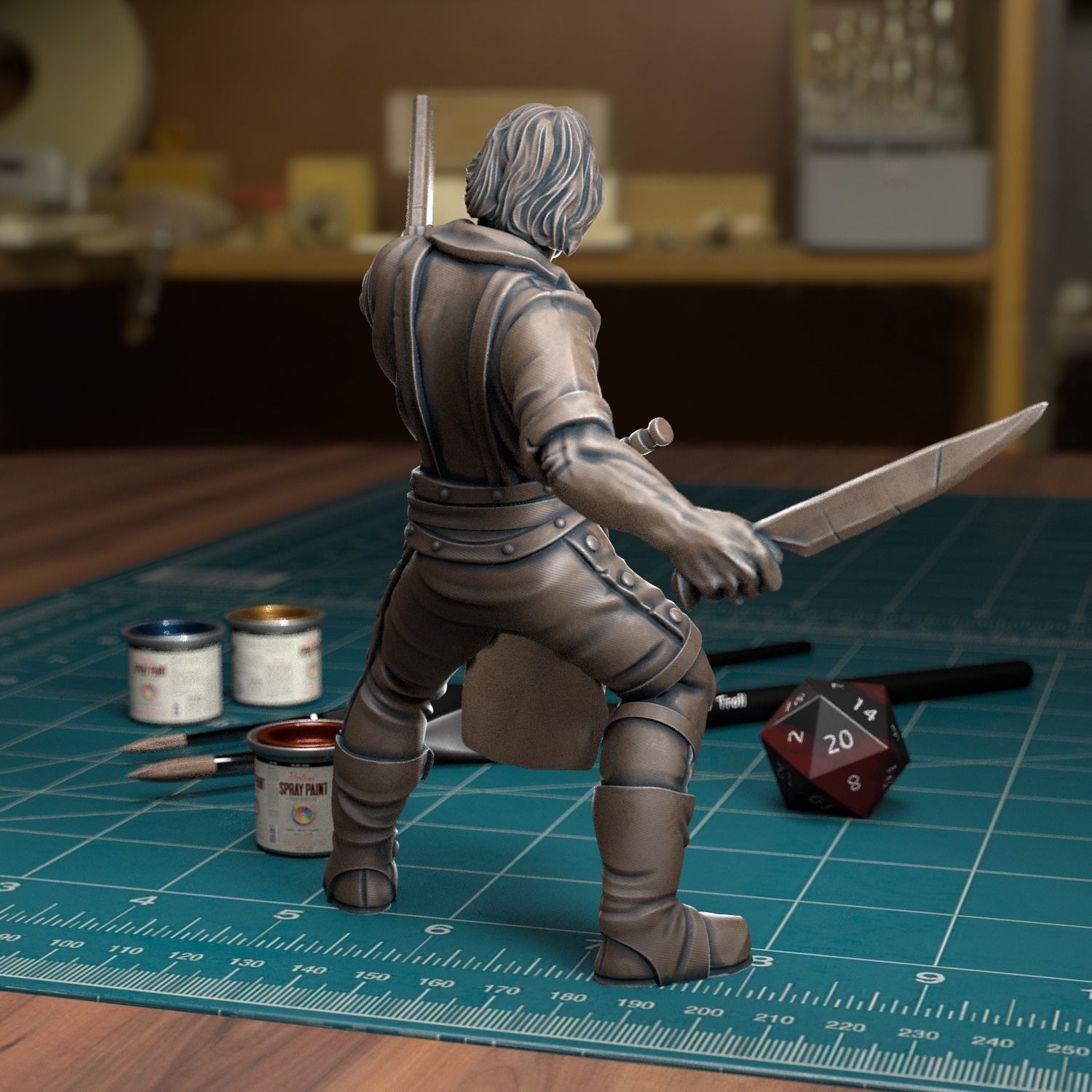 Bill the Butcher - Pre-Supported 3D print model_3