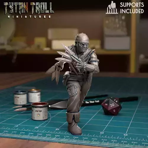 Throwing Dagger Bandit Pre-Supported