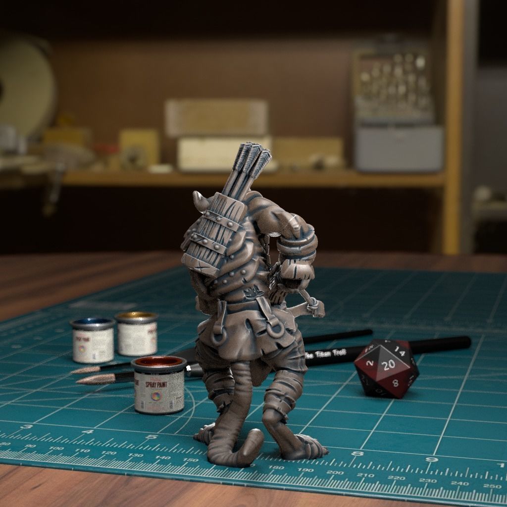 Ratman Crossbow 02 - Pre-Supported 3D print model_3