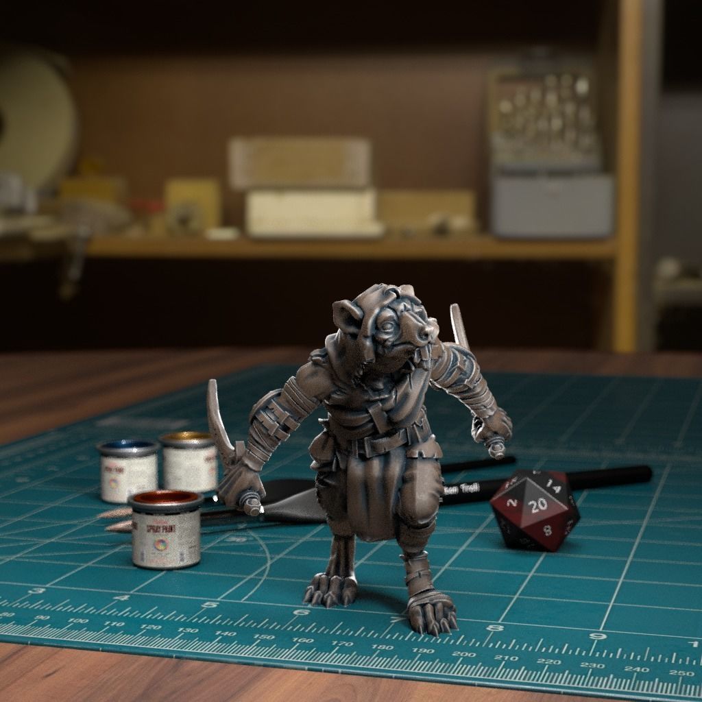 Ratman Rogue - Pre-Supported 3D print model_1