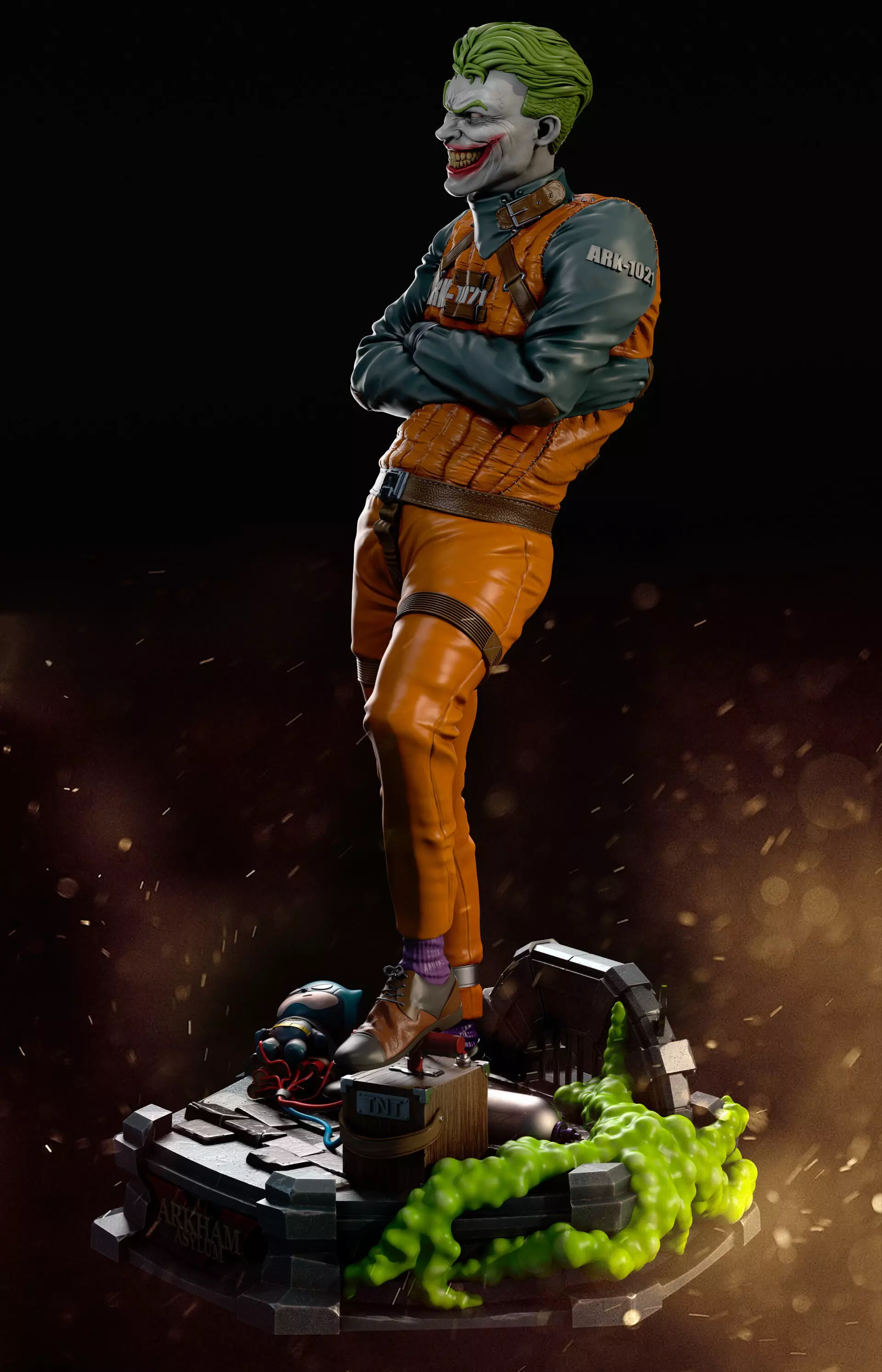 The Joker - Print 3D dc comics statue 3D print model
