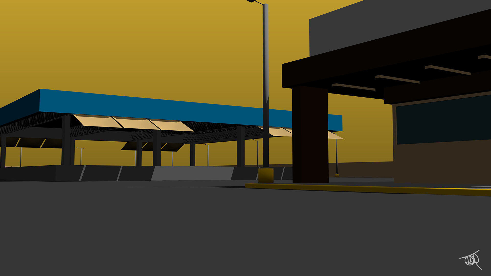 Coca Cola Company Low-poly 3D model_15