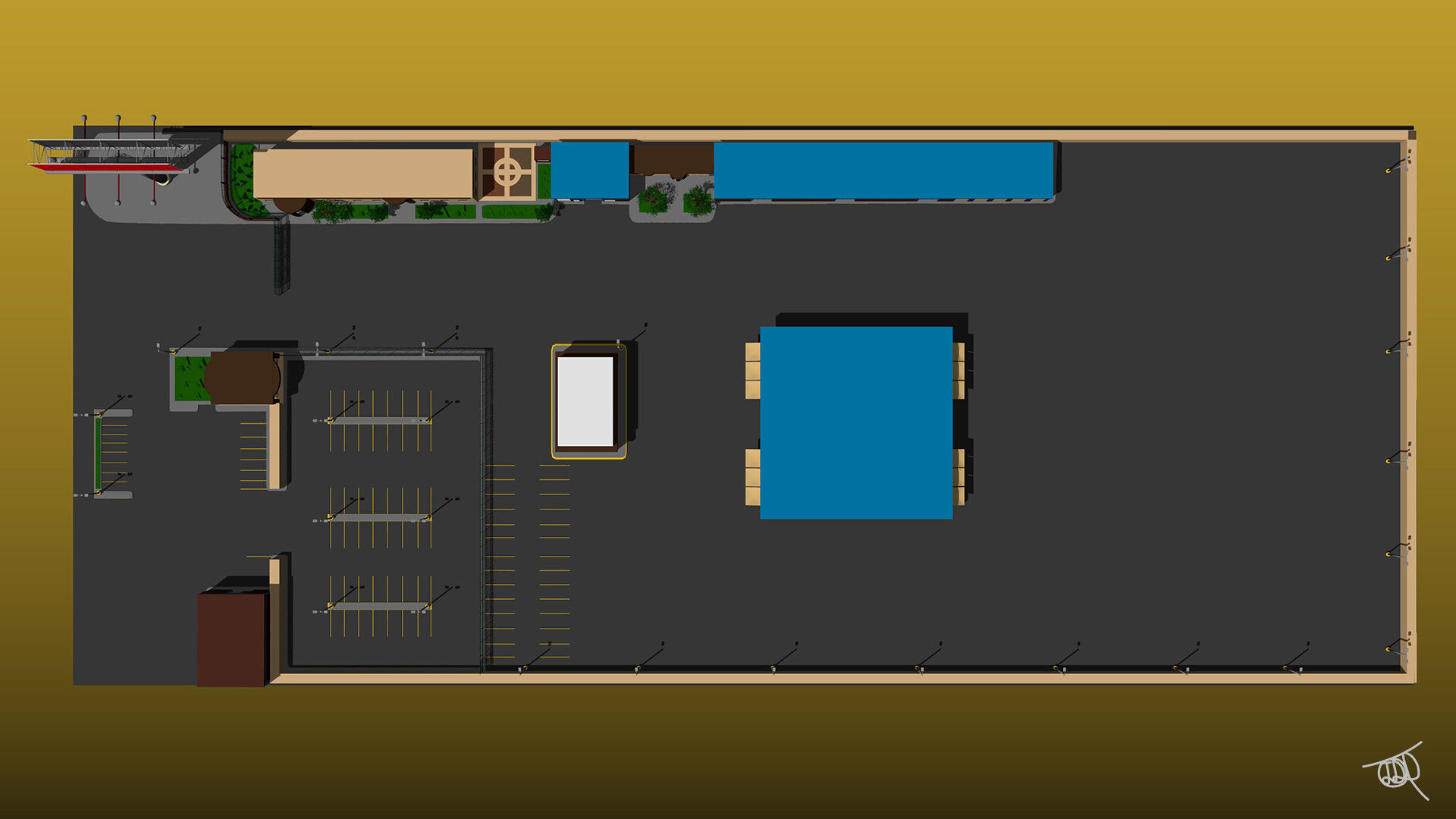 Coca Cola Company Low-poly 3D model_17