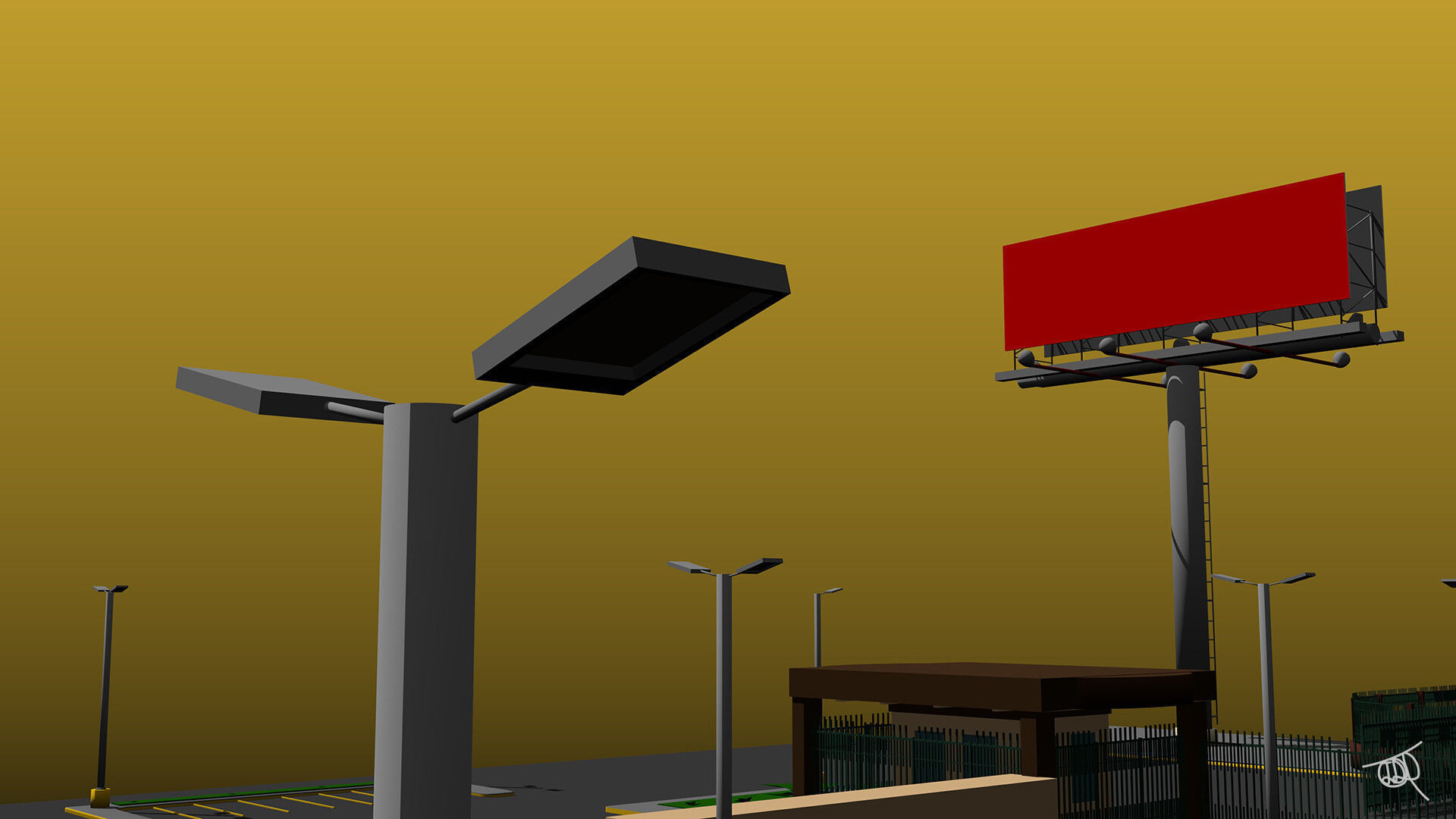 Coca Cola Company Low-poly 3D model_8