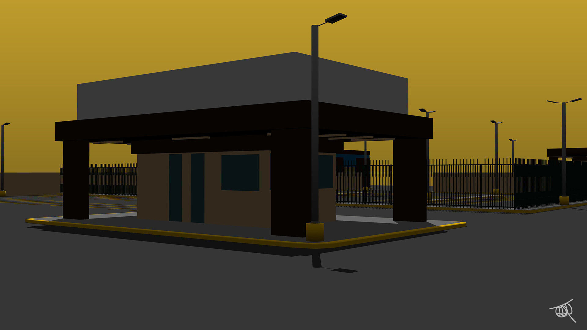 Coca Cola Company Low-poly 3D model_14