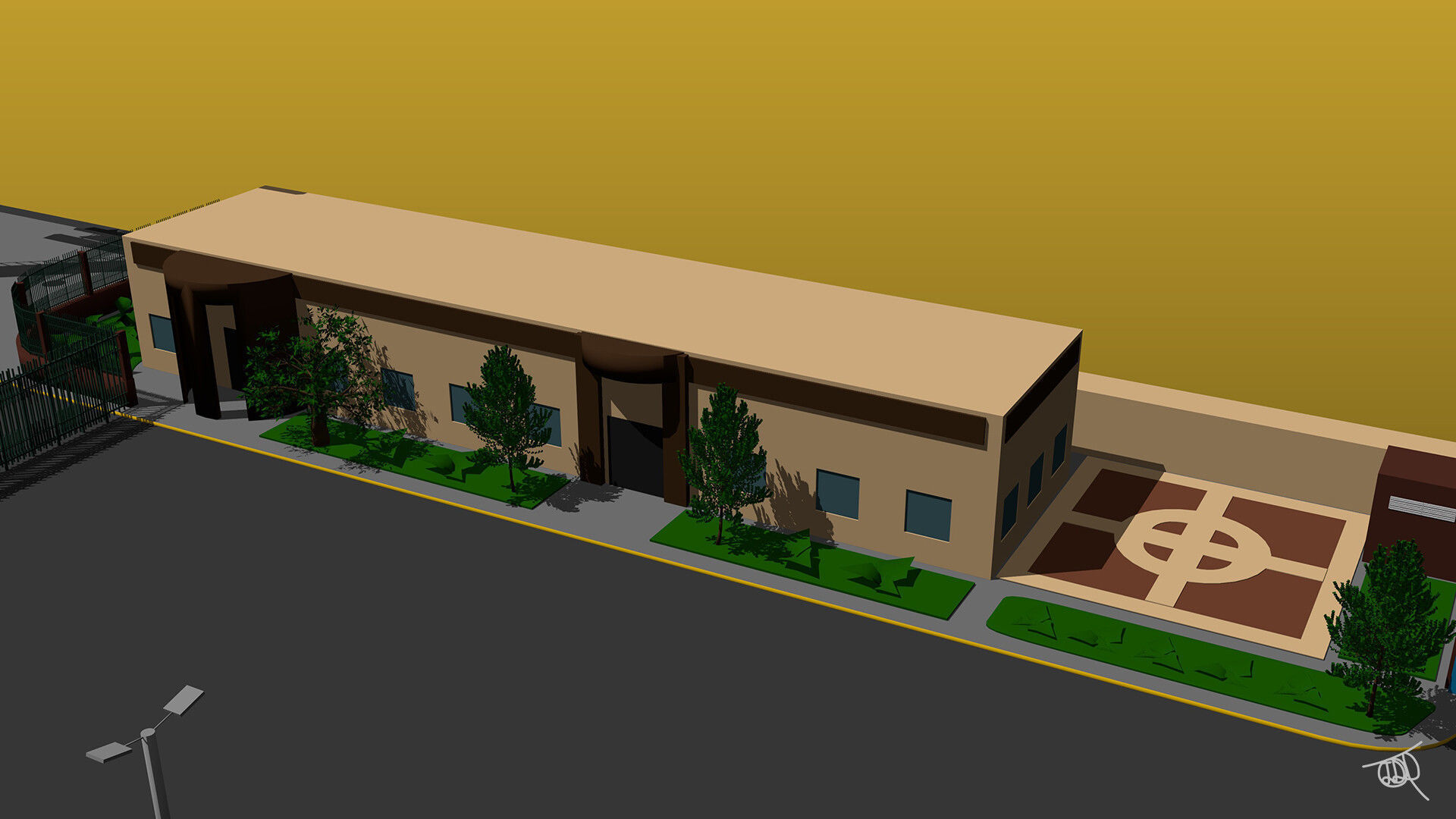 Coca Cola Company Low-poly 3D model_10