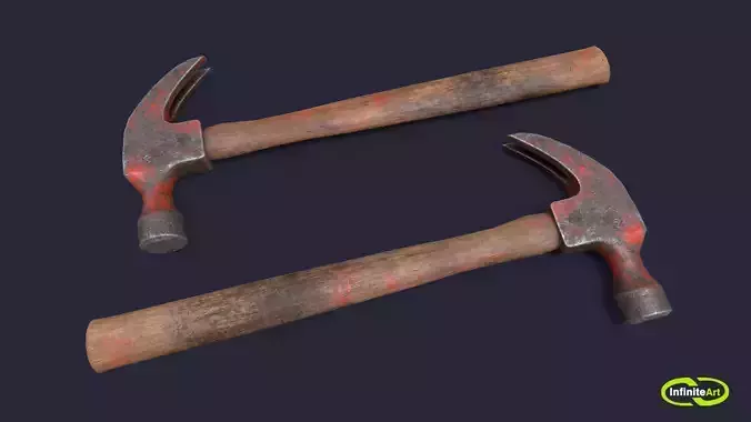 Hammer Low-poly 3D model