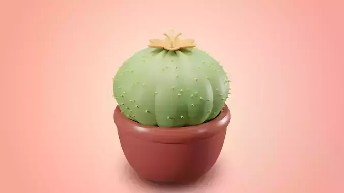 Cactus With Pot