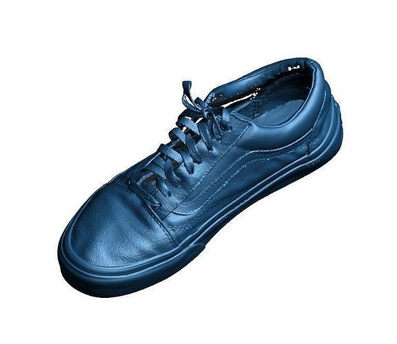 Shoes 2 vans old skool sneakers leather 3D print model