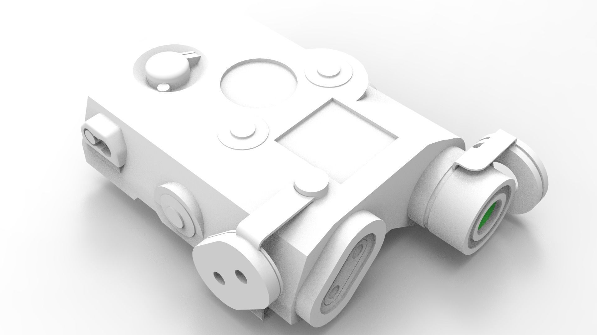 Atpial-C Laser Gun Low-poly 3D model_2