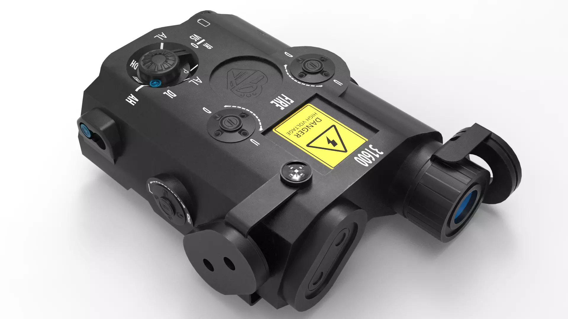 Atpial-C Laser Gun Low-poly 3D model_0