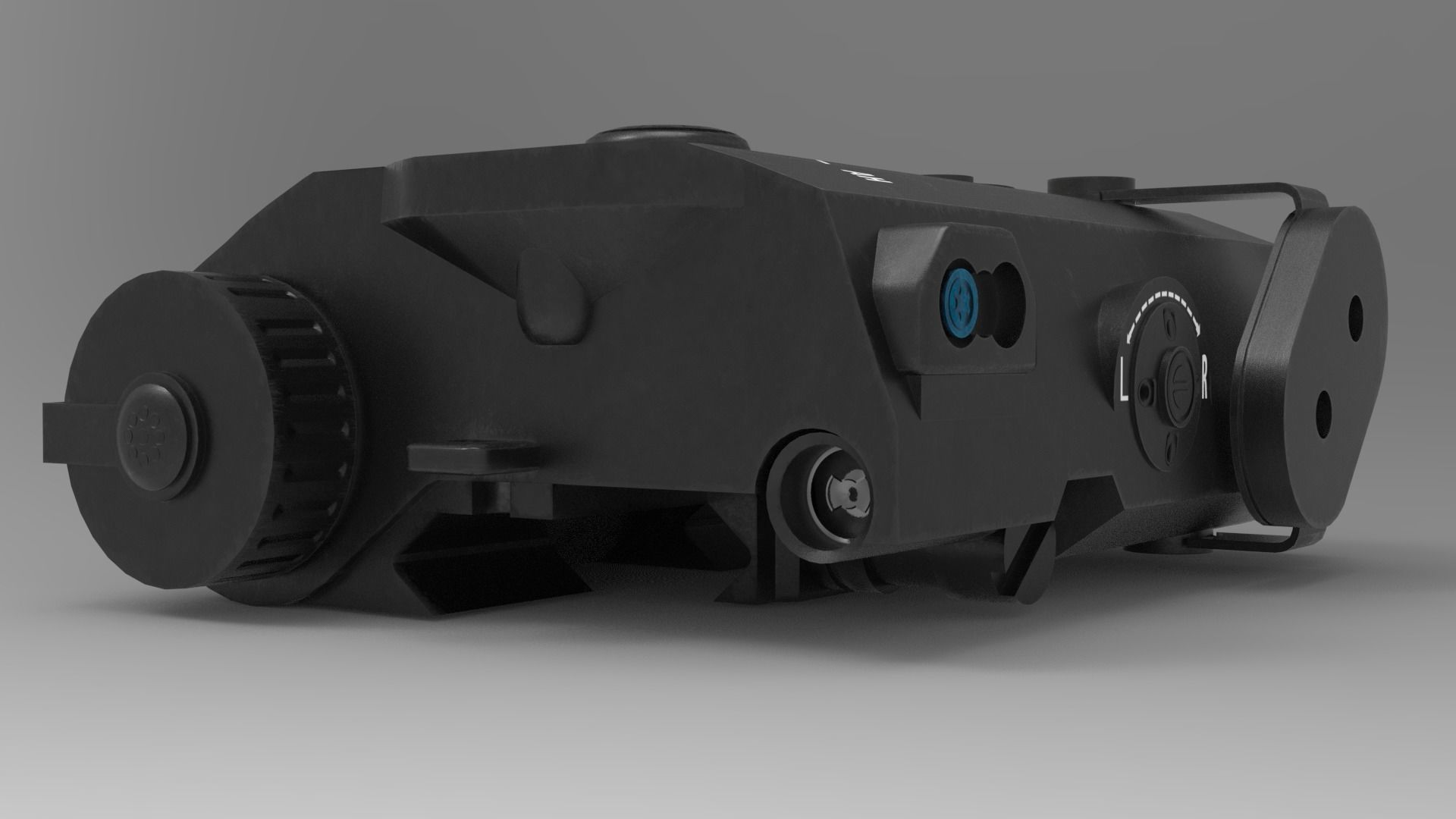 Atpial-C Laser Gun Low-poly 3D model_5