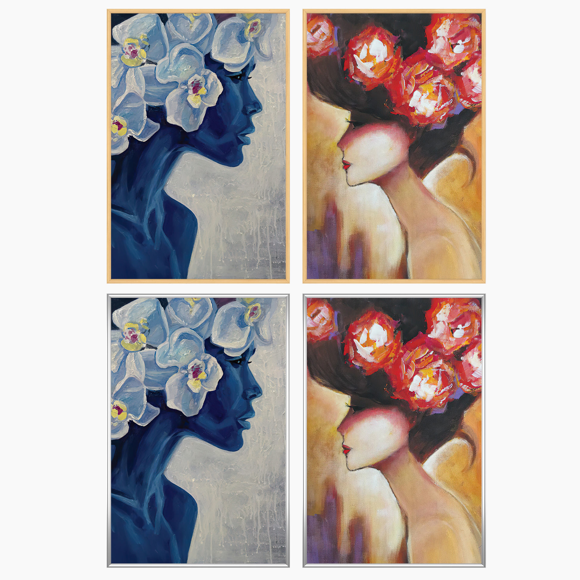 Wall Art Set 3935 3D model_2