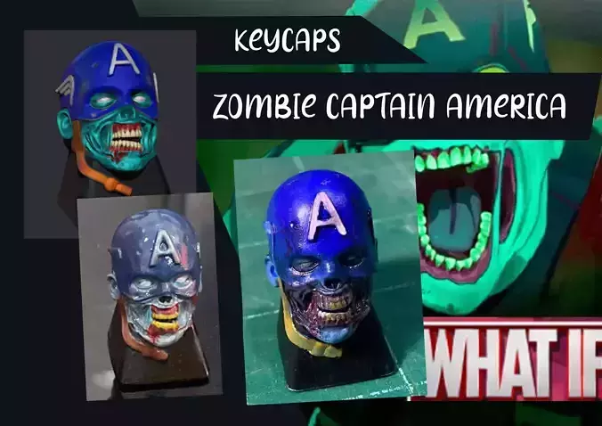 KeycapsCaptainAmerica zombie captain america what is it