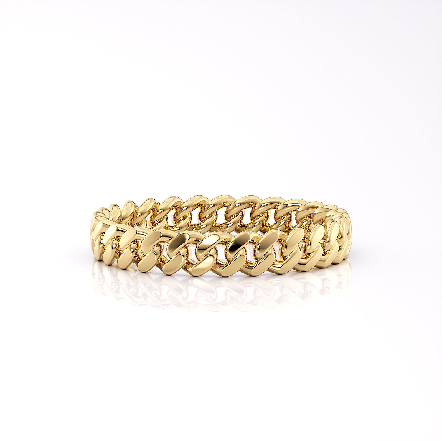 Band chain ring printable 3d model 3D print model_8