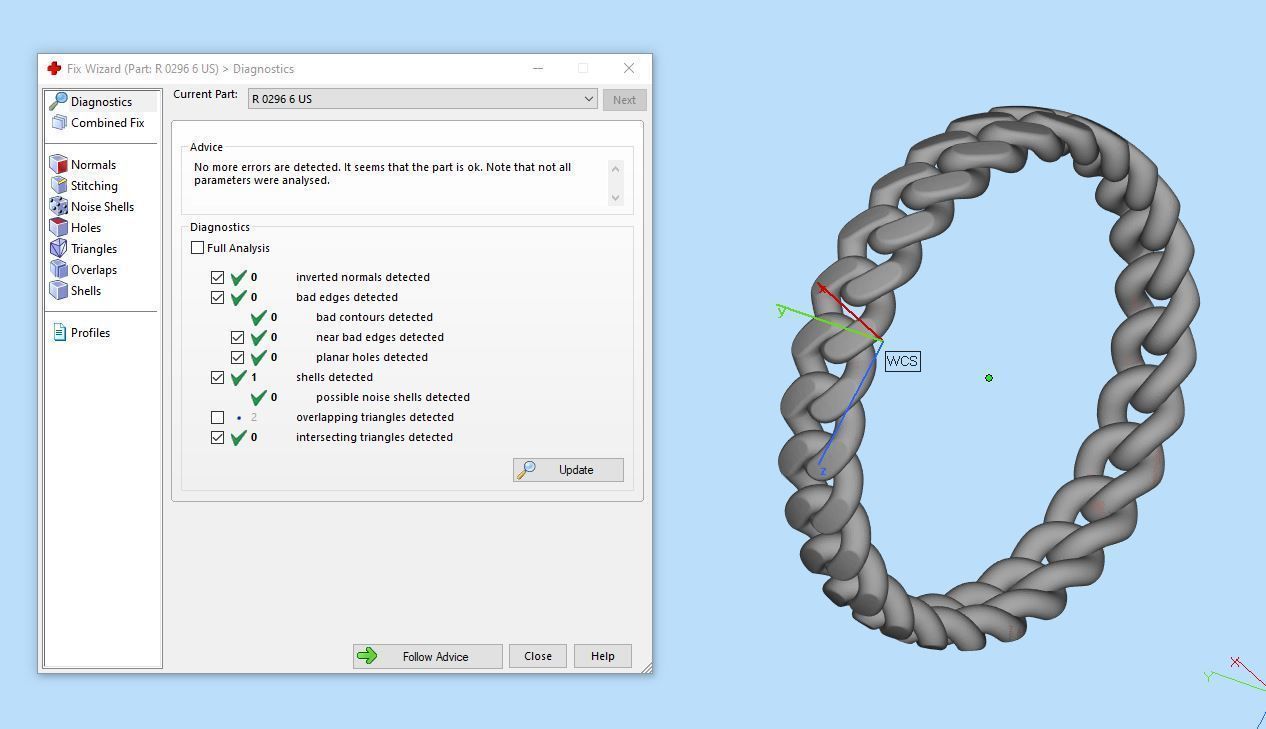 Band chain ring printable 3d model 3D print model_11