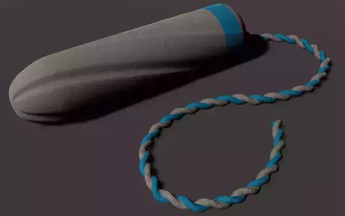 Tampon Low-poly 3D model