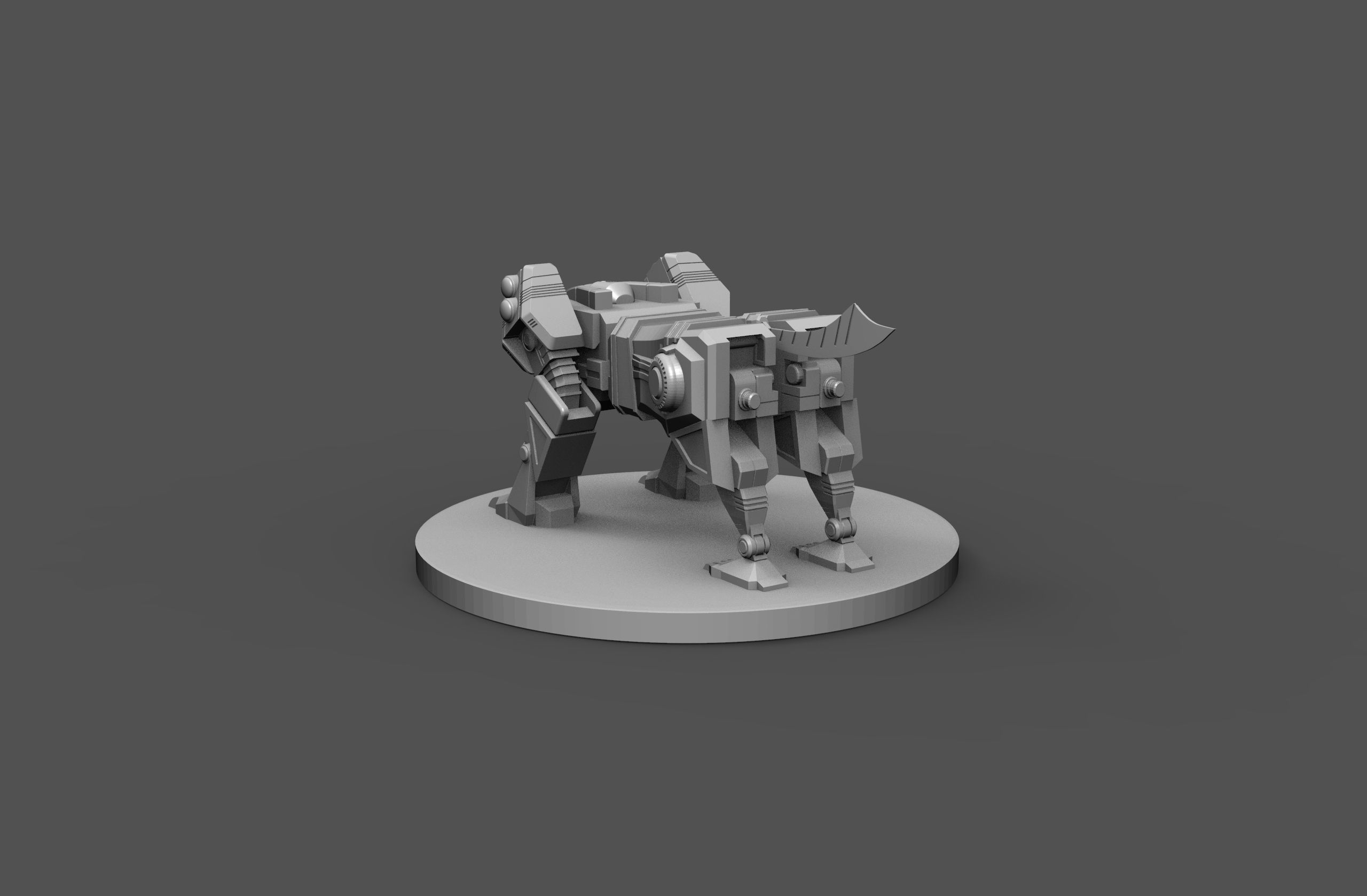 MMPR Tigerzord 3D print model_2