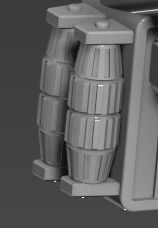 6 inch Artillery Trooper figure acceessories 3d print STL files 3D print model_3