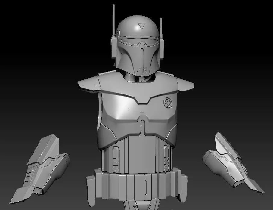 Gar Saxon 6inch figure custom 3d printing files 3D print model