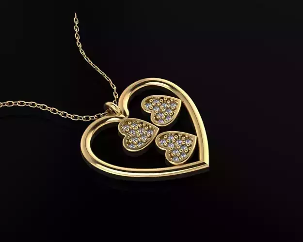 Pendant P084 3D Print Model