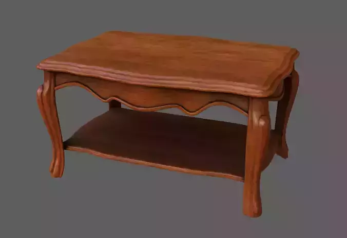 SubD - Stylized Table 3D model