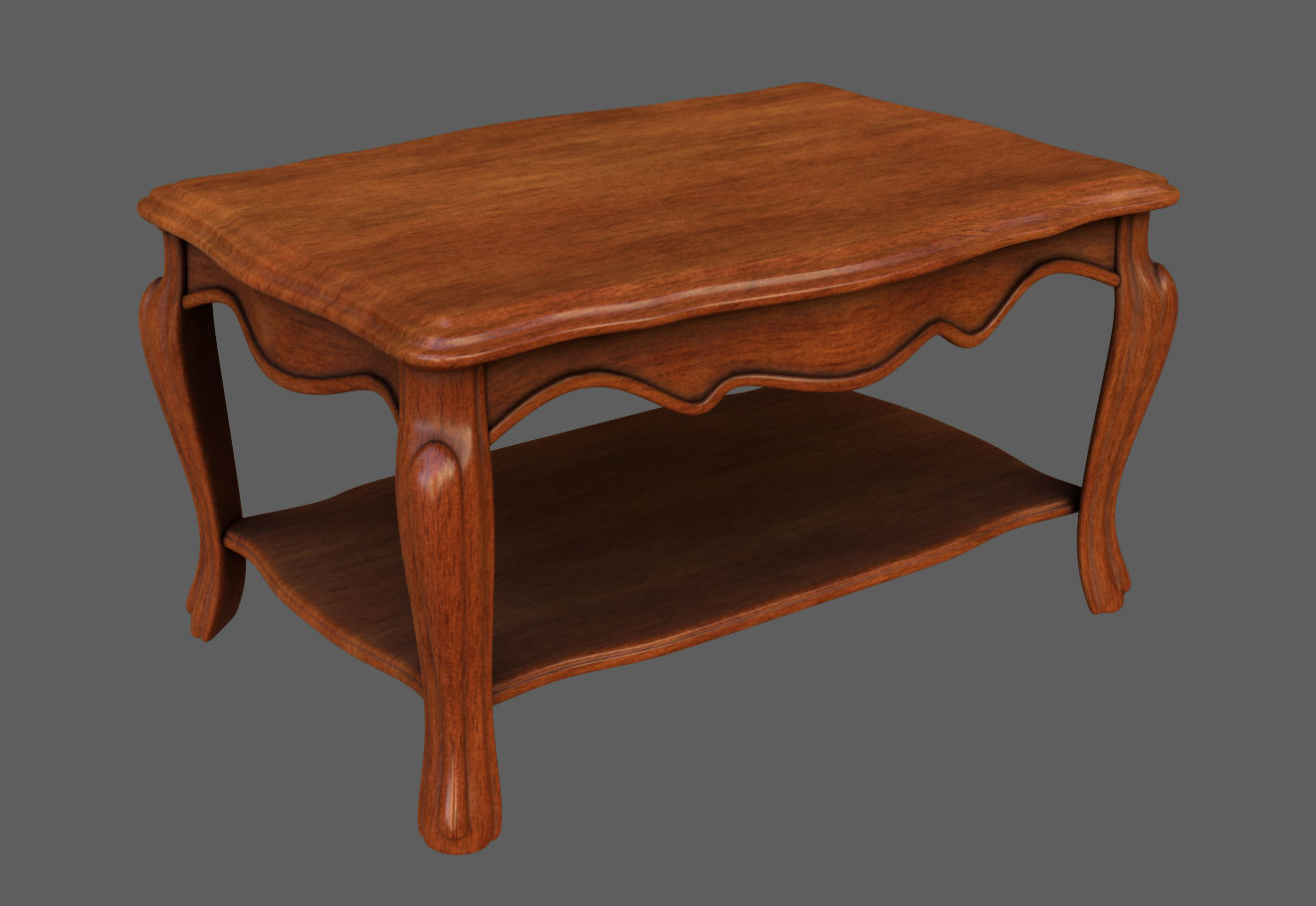 SubD - Stylized Table 3D model_2