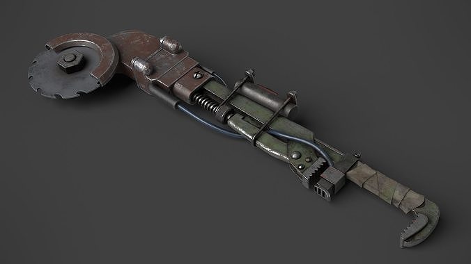 Modifiable Strike Weapon 17 Low-poly 3D model