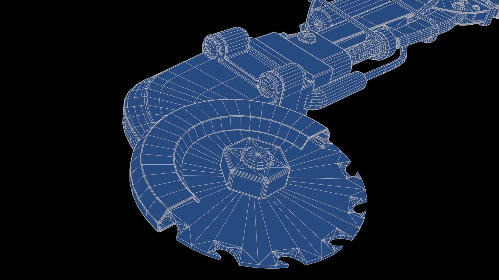 Modifiable Strike Weapon 17 Low-poly 3D model_28