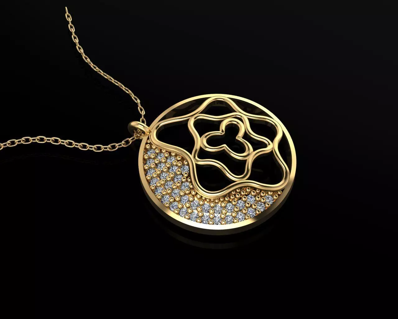Pendant P087 3D Print Model 3D print model
