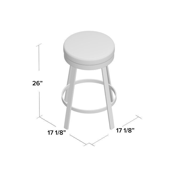 Dealba Bar And Counter Stool - 2 Colour 3D model_1