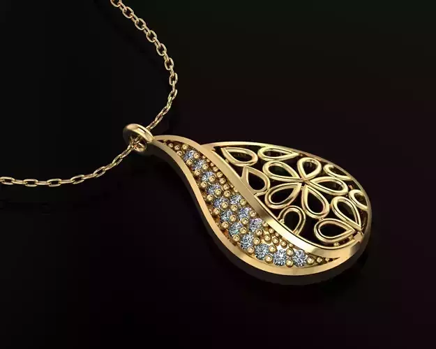 Pendant P093 3D Print Model 3D print model