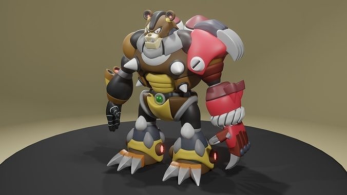 Crescent Grizzly 3D print model