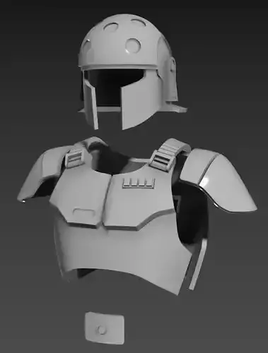 ISB Agent armor full size and One12 3d printing files