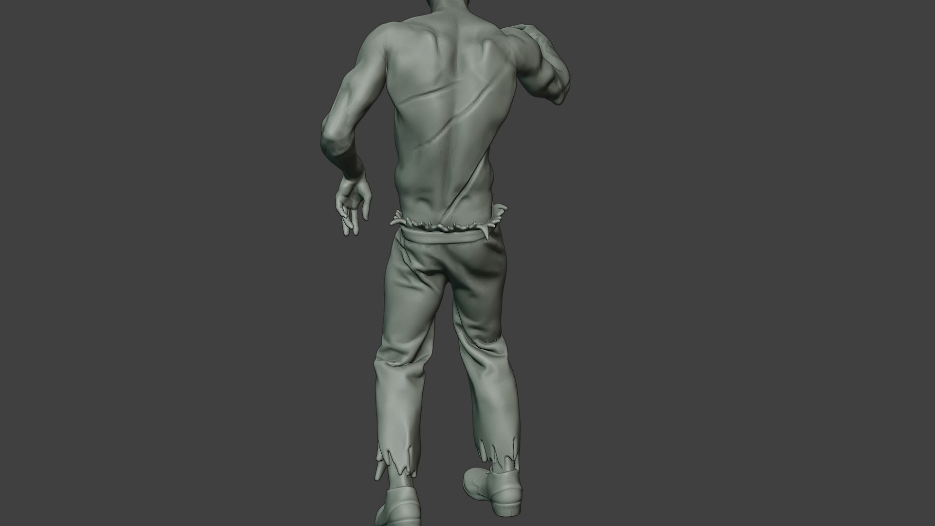 Casual Zombie Male CZ1 0001 3D print model_25