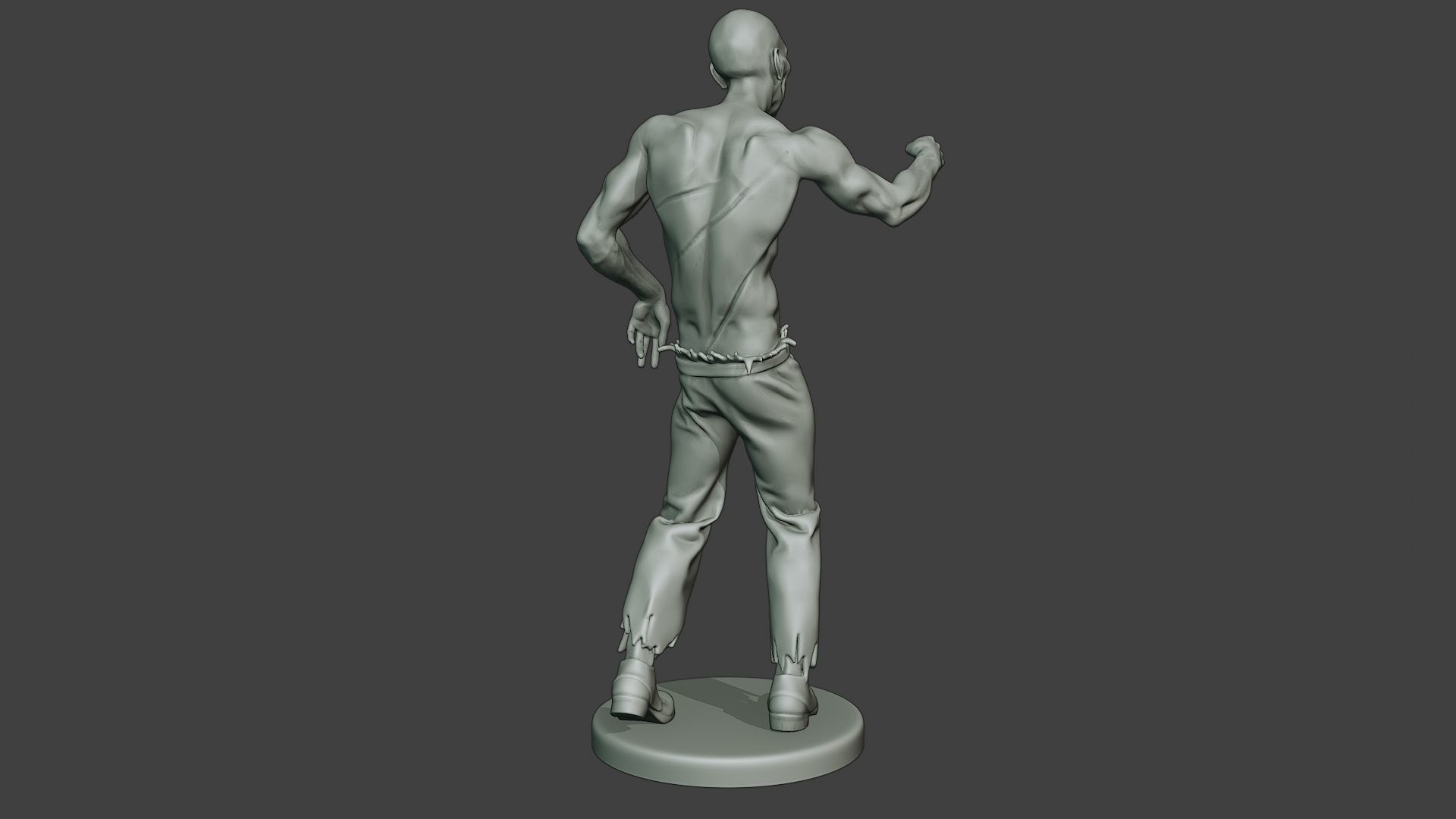 Casual Zombie Male CZ1 0001 3D print model_7