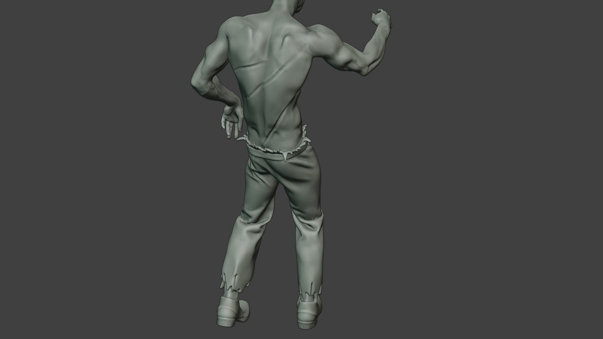 Casual Zombie Male CZ1 0001 3D print model_24