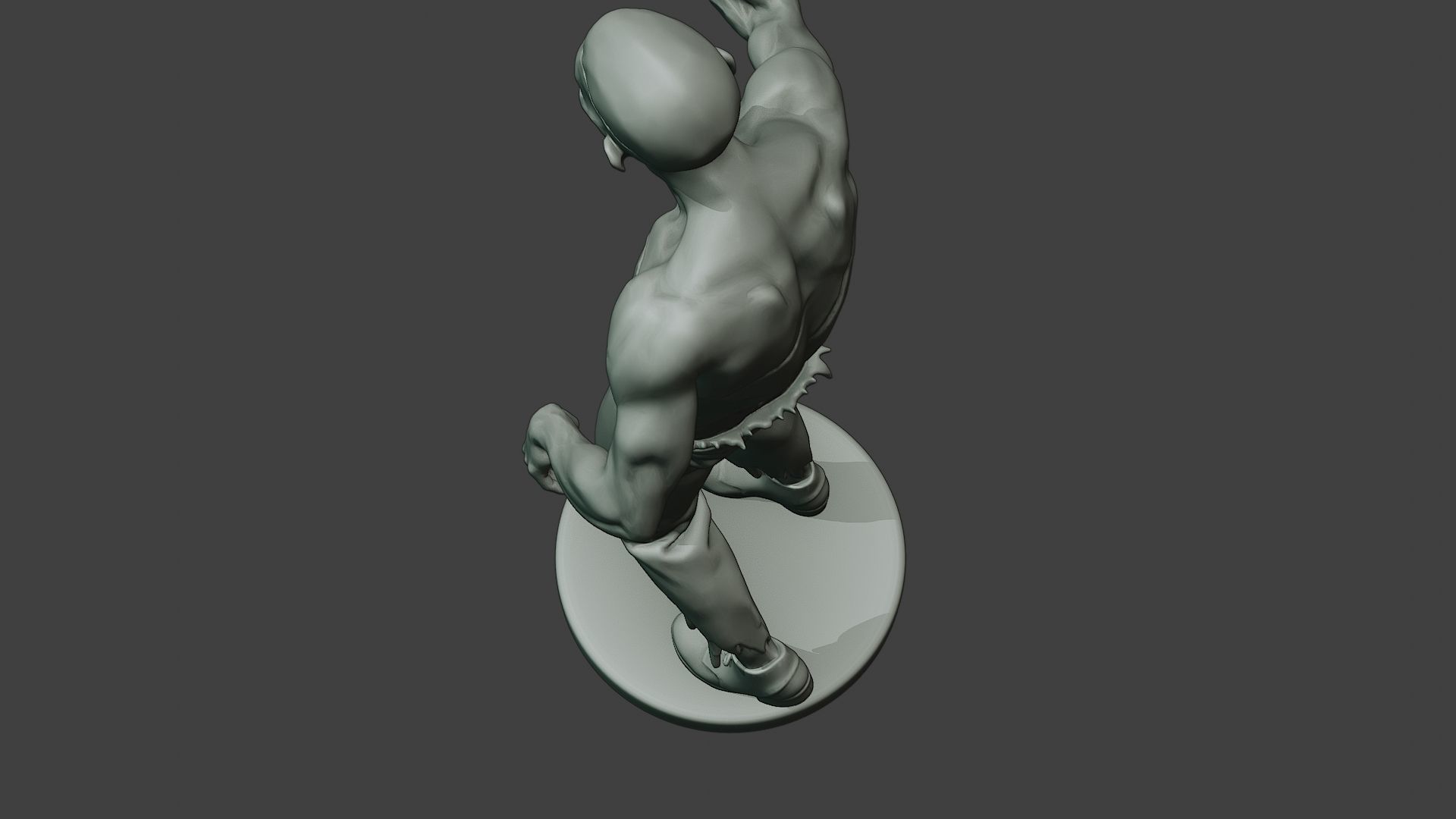 Casual Zombie Male CZ1 0001 3D print model_16