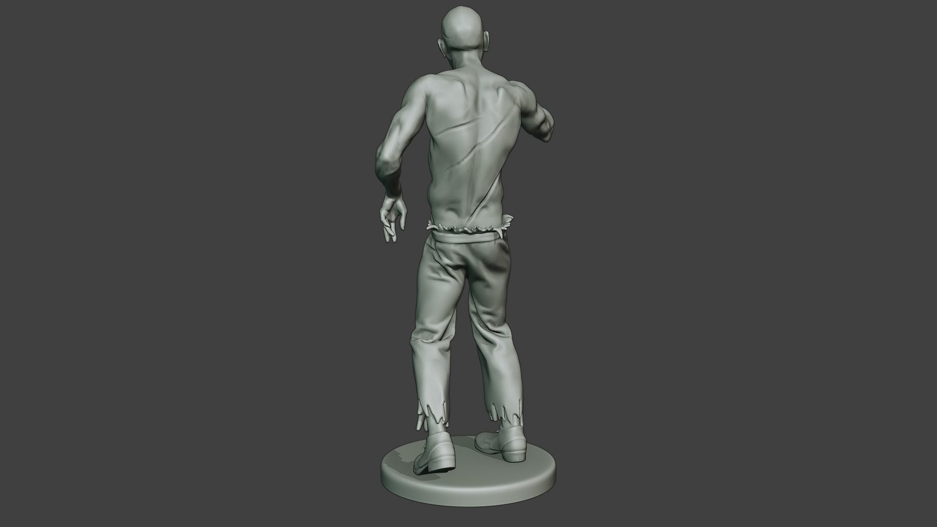 Casual Zombie Male CZ1 0001 3D print model_6