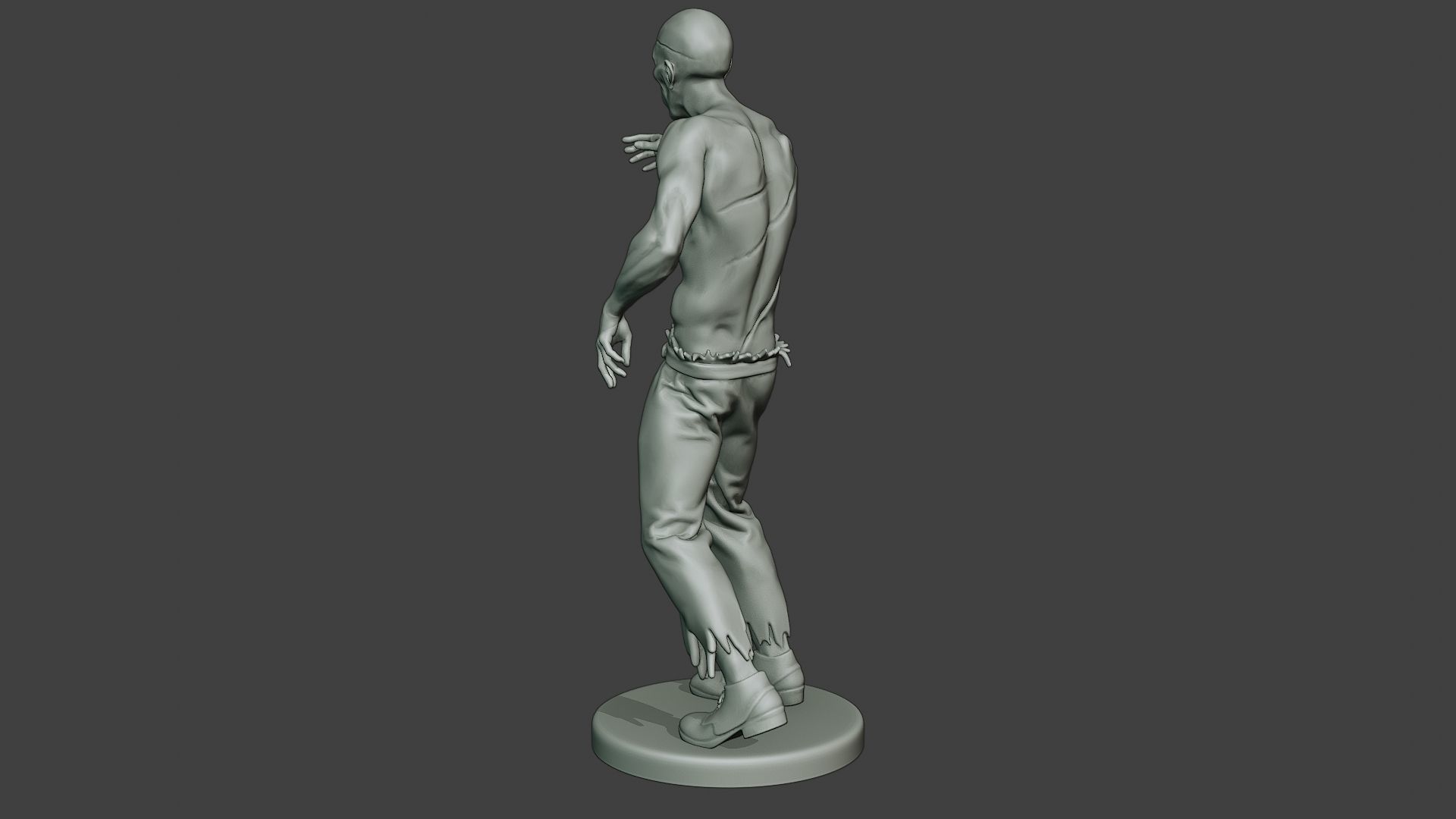 Casual Zombie Male CZ1 0001 3D print model_5
