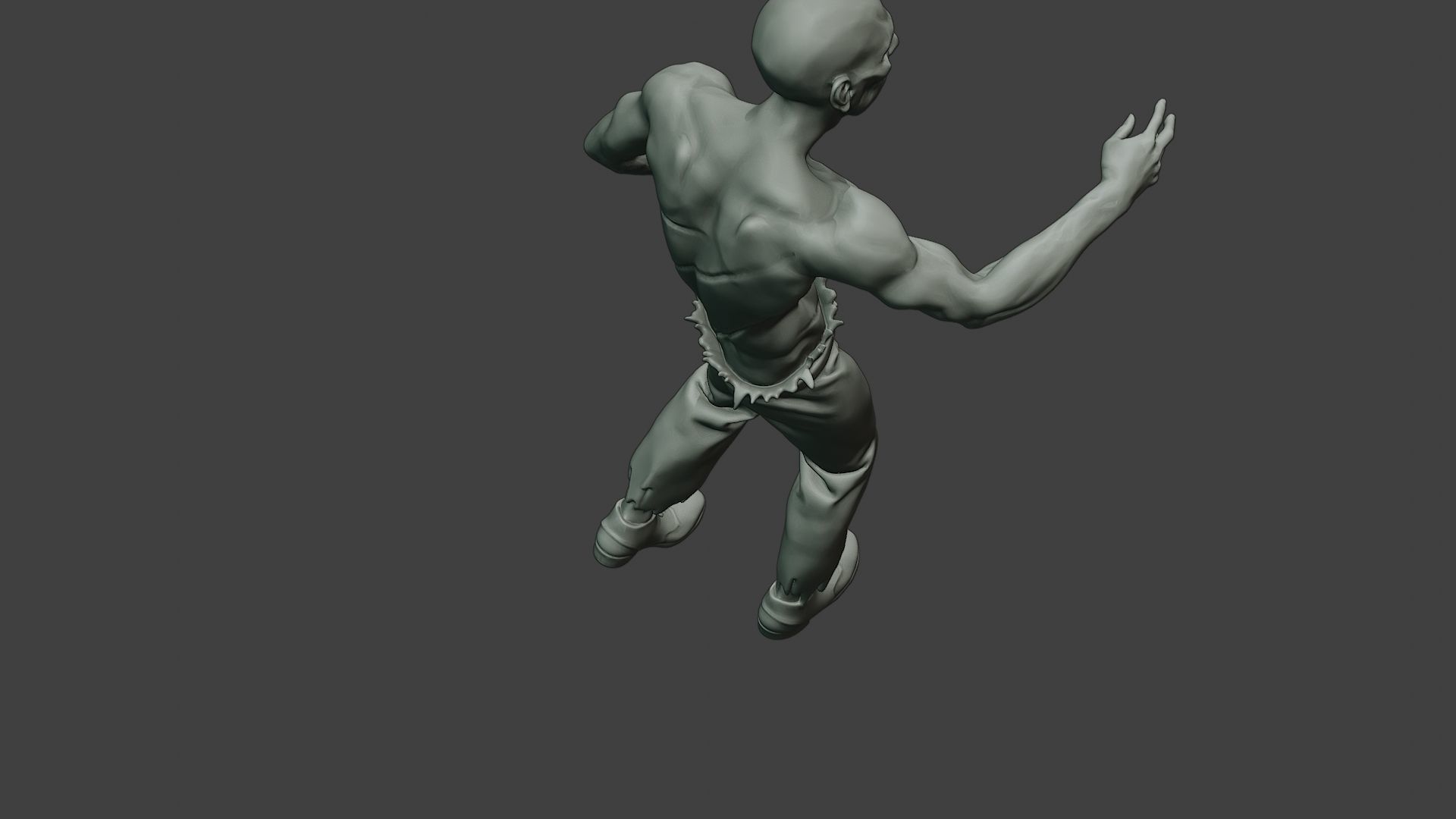 Casual Zombie Male CZ1 0001 3D print model_23