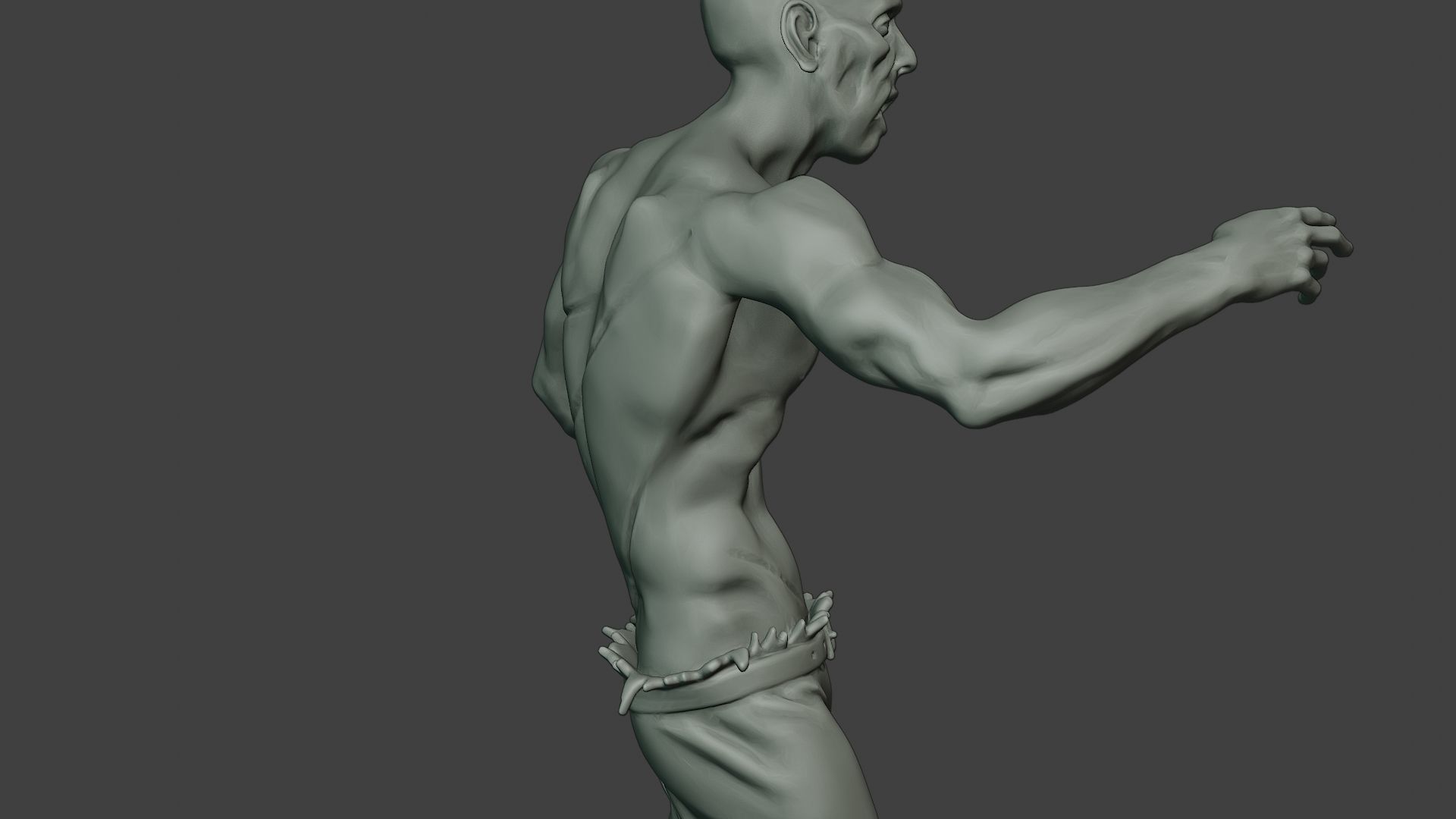 Casual Zombie Male CZ1 0001 3D print model_20