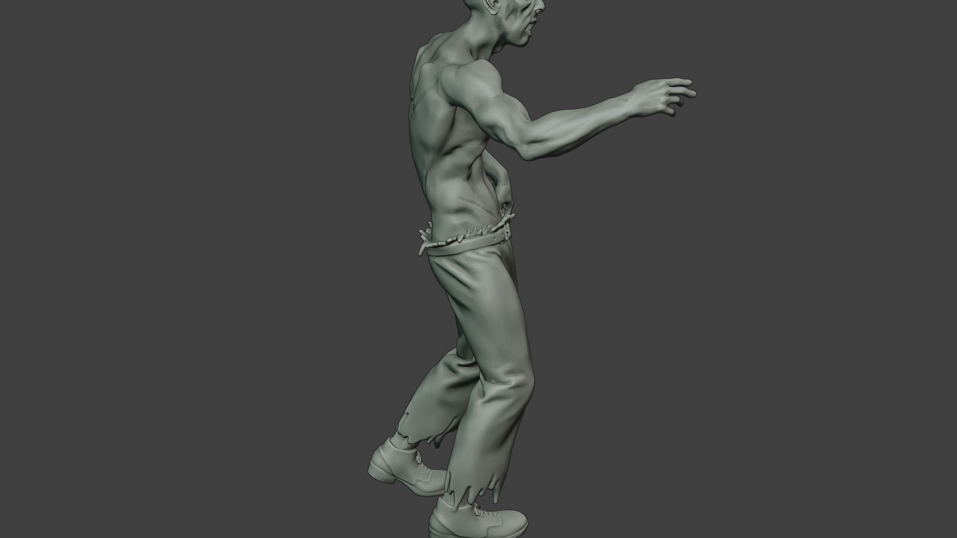 Casual Zombie Male CZ1 0001 3D print model_30