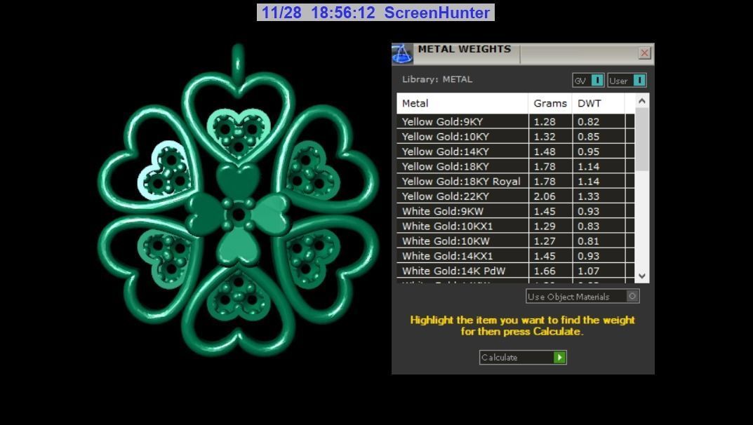 Pendant P099 3D Print Model 3D print model_5